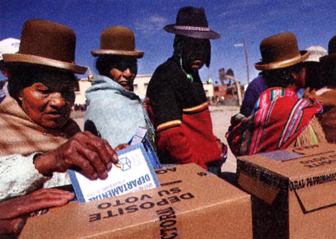 Eleccion en Bolivia